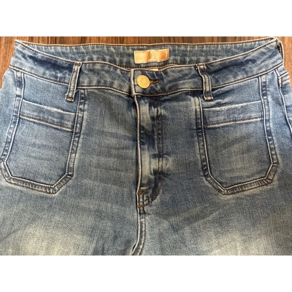 KUT from the Kloth Elizabeth High Rise Straight Leg Jeans Blue 10P KP2128PA1‎